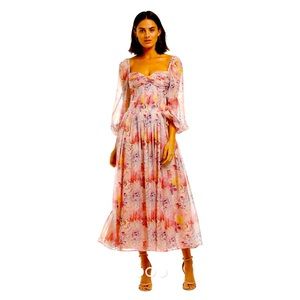 Gorgeous floral dress by Leo Lin